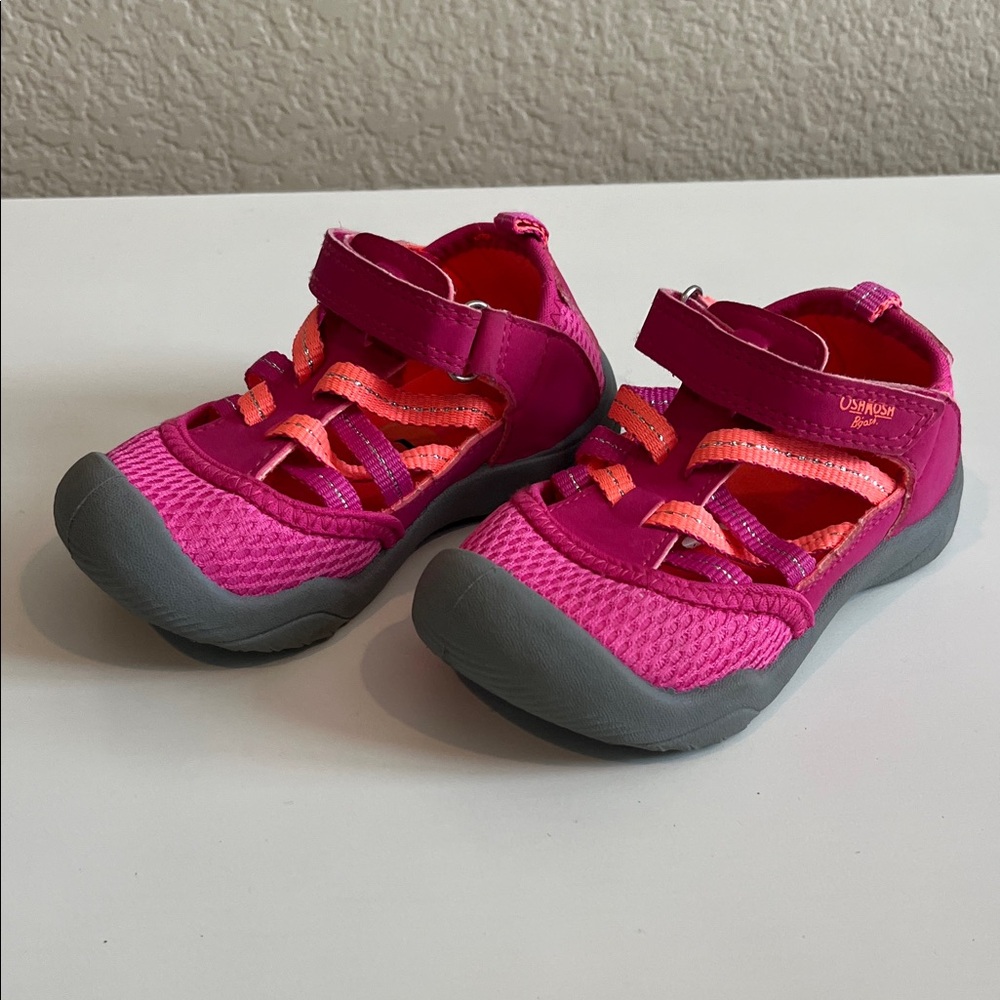OshKosh B'gosh Pink and Orange Kids Water Shoes